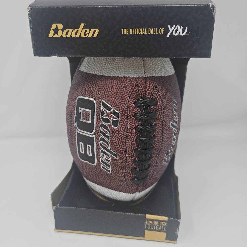 Baden QB Quarterback Jr. Size Composite Leather Football F60V-3001A